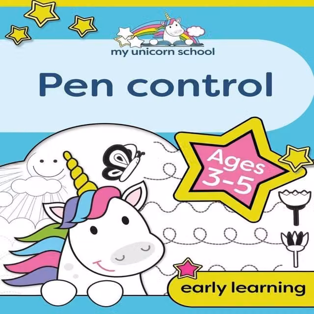 Creative Kids Studio My Unicorn School Pen Control Tracing Activity for Children, Multicolour