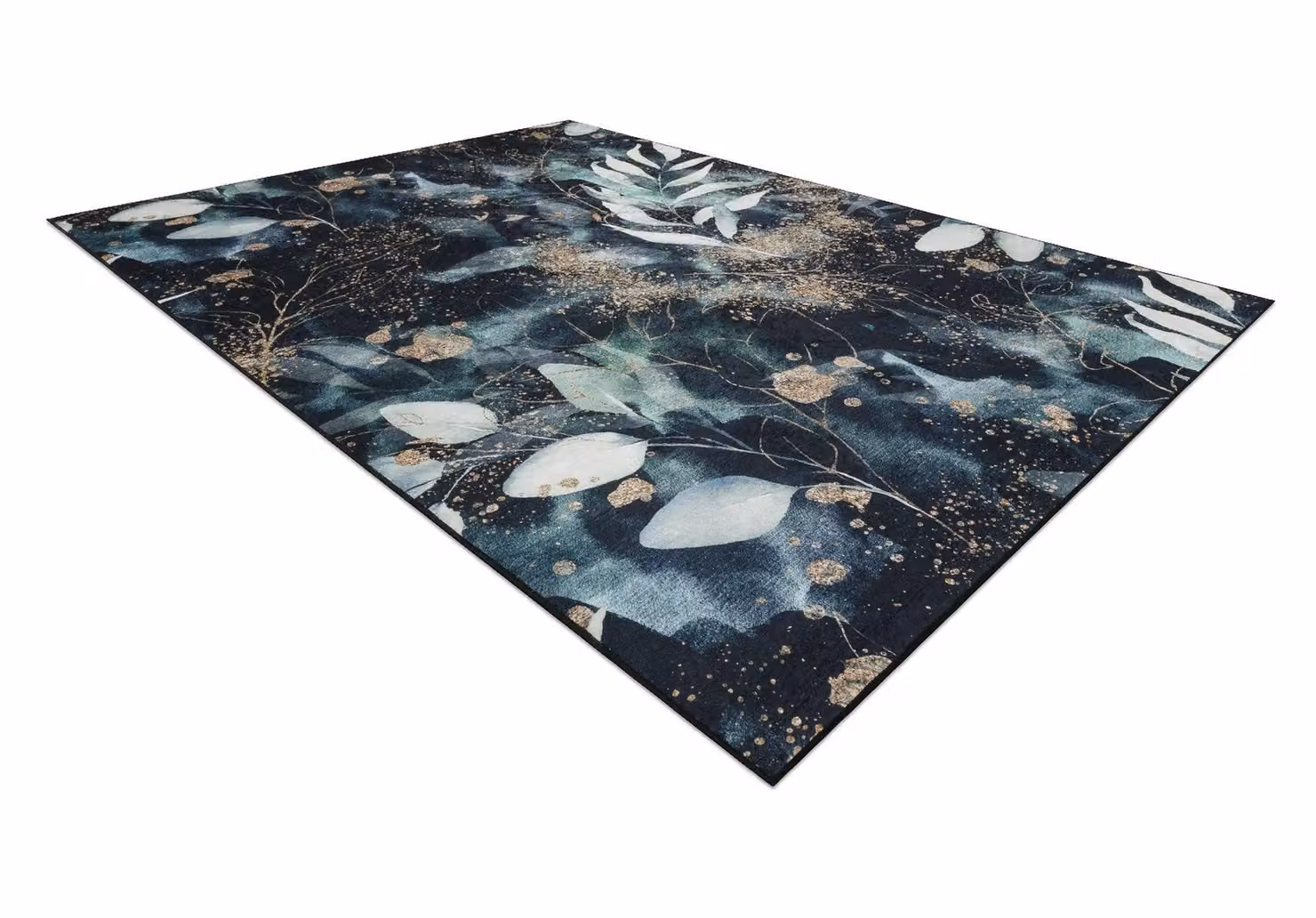 RugsX Andre Modern Blue Rectangular Polyester Rug, W: 80 cm, L: 150 cm – 3