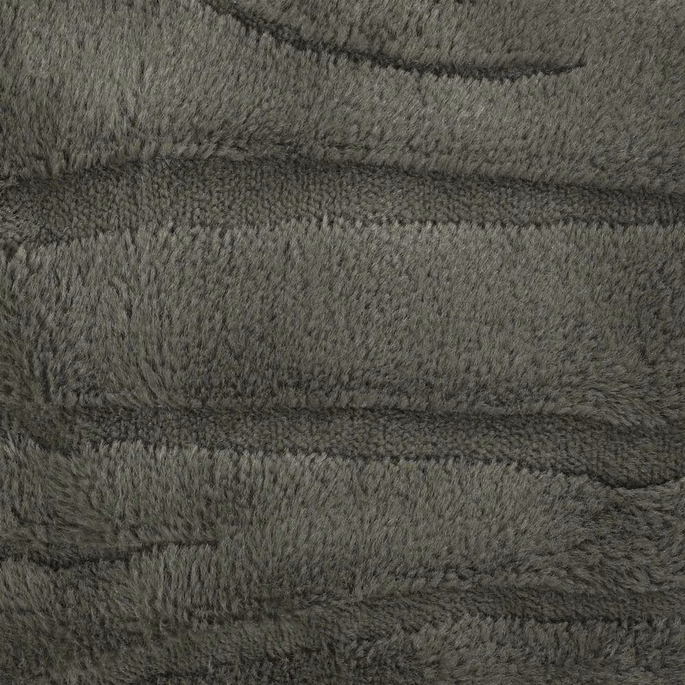 OHS Green Carved Faux Fur Fleece Throw Thermal Blanket, W: 120 cm, D: 150 cm – 3
