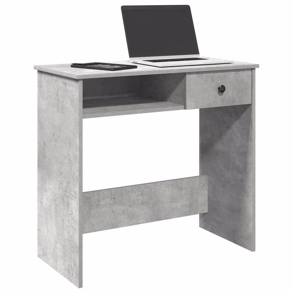 Berkfield Home Writing Desk in Grey, W/D/H: 80 x 40 x 75 cm – 2