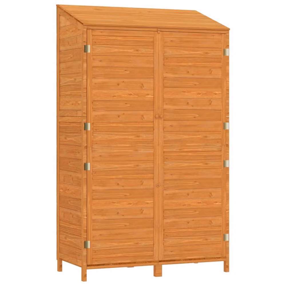 Berkfield Home Rustic Brown Pent Tall Wood Cabinet, W/D/H: 102 x 52 x 174.5 cm – 2