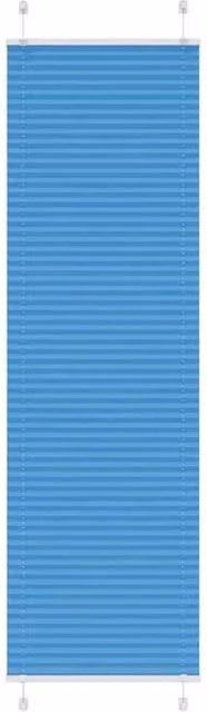 Berkfield Home Single Pleat Corded Blind in Blue, W: 64.4 cm, H: 200 cm, Polyester – 1