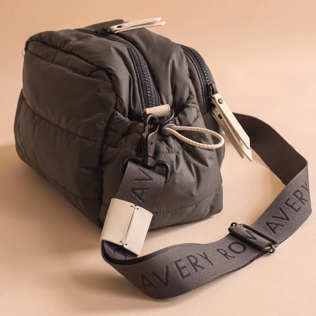 Avery Row Pram Organiser Shoulder Bag in Black – 4