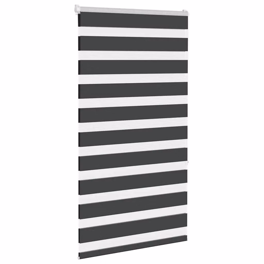 Berkfield Home Black Zebra Day and Night Blind, W: 90 cm, H: 150 cm – 3