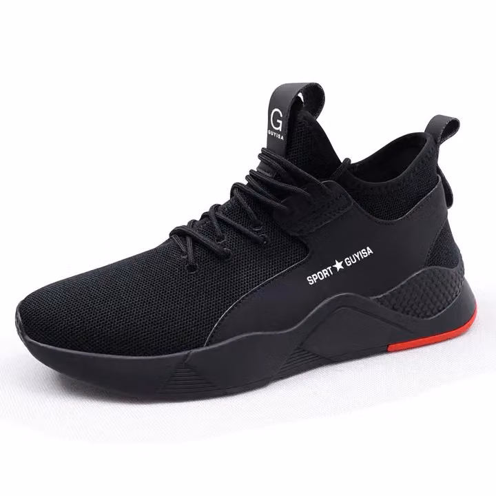 Safety Brands Men's Lightweight Water Resistant Steel Toe Cap Safety Trainers in Black, Size 10 UK – 2