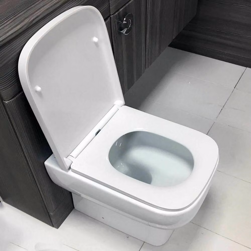 SPETLEK White Square Soft Close Toilet Seat with Quick Release Function – 2