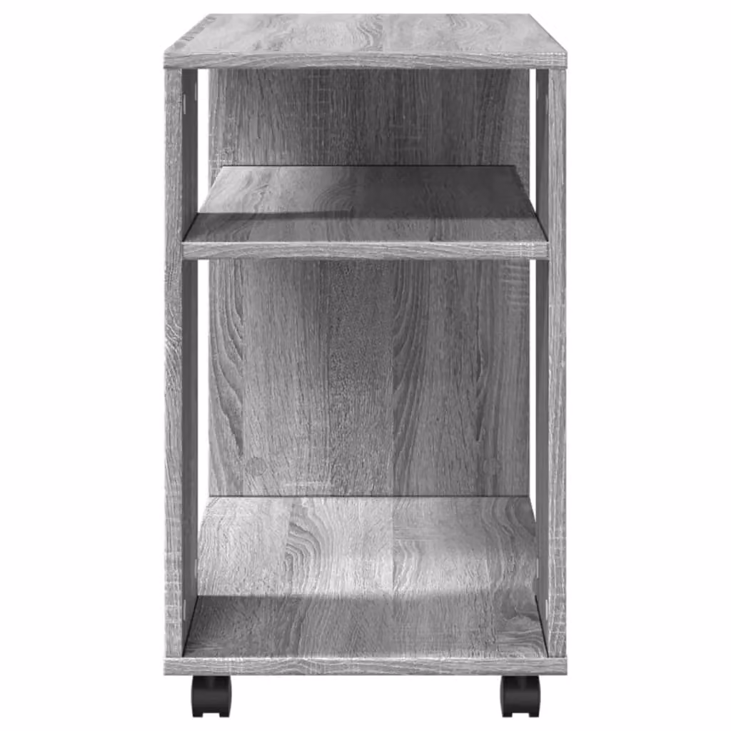 Berkfield Home Grey Sonoma Side Table with Castors, W/D/H: 70 x 35 x 60 cm – 5