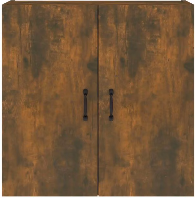 Berkfield Home Wall Mounted Smoked Oak Cabinet in Brown, W/D/H: 60 x 31 x 60 cm – 1