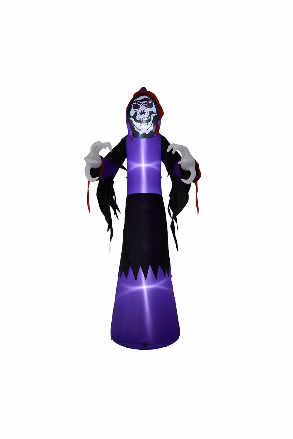 Living and Home 11 FT Halloween Inflatable Grim Reaper Decoration with LED Lights in Multicolour and Purple – 2