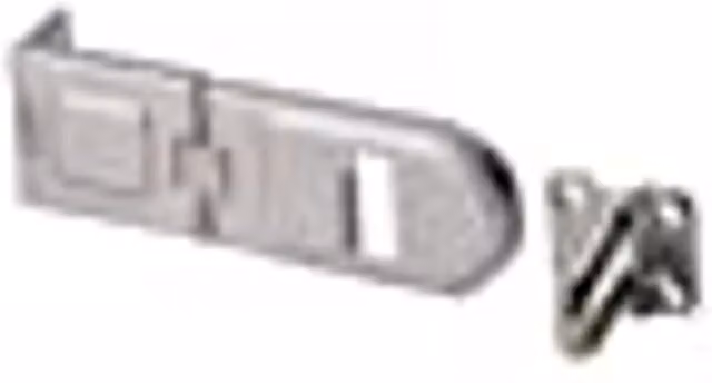 Master Lock Grey Wrought Steel Single Hinged Hasp 200mm
