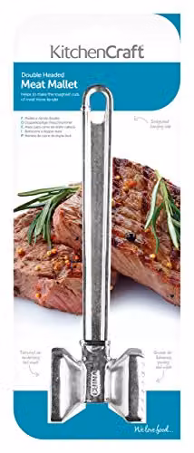 KitchenCraft Metal Meat Tenderiser Mallet in Silver – 2