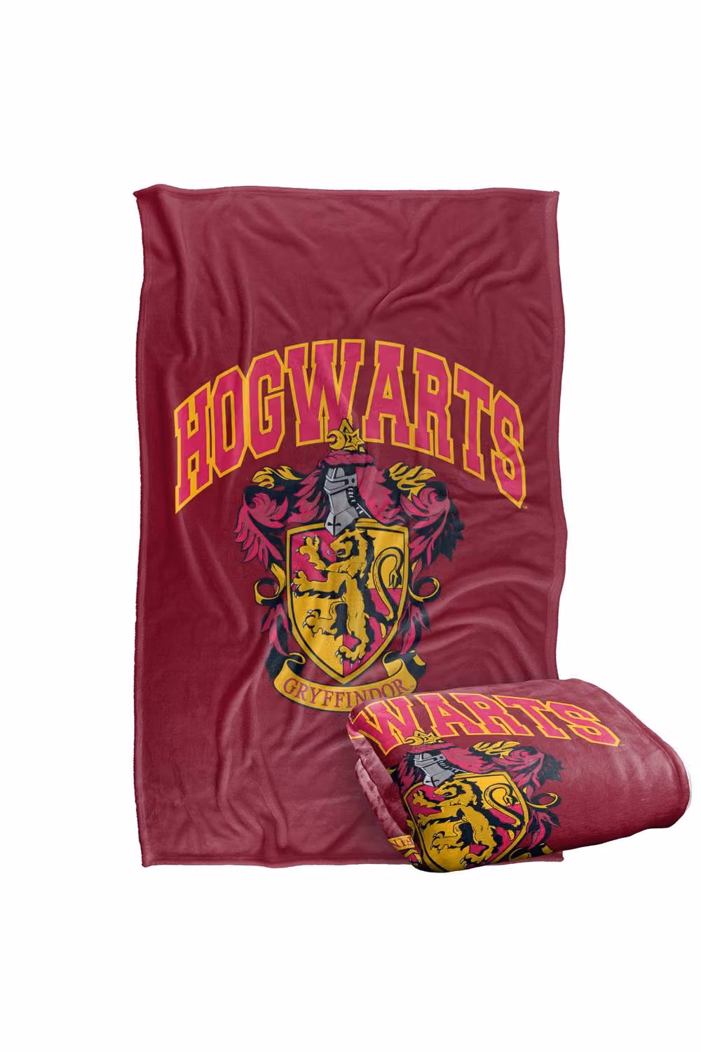 Warner Bros. Harry Potter Hogwarts Gryffindor Super Soft Fleece Throw Blanket, Multicolour, W: 127.0 cm x D: 152.4 cm – 6