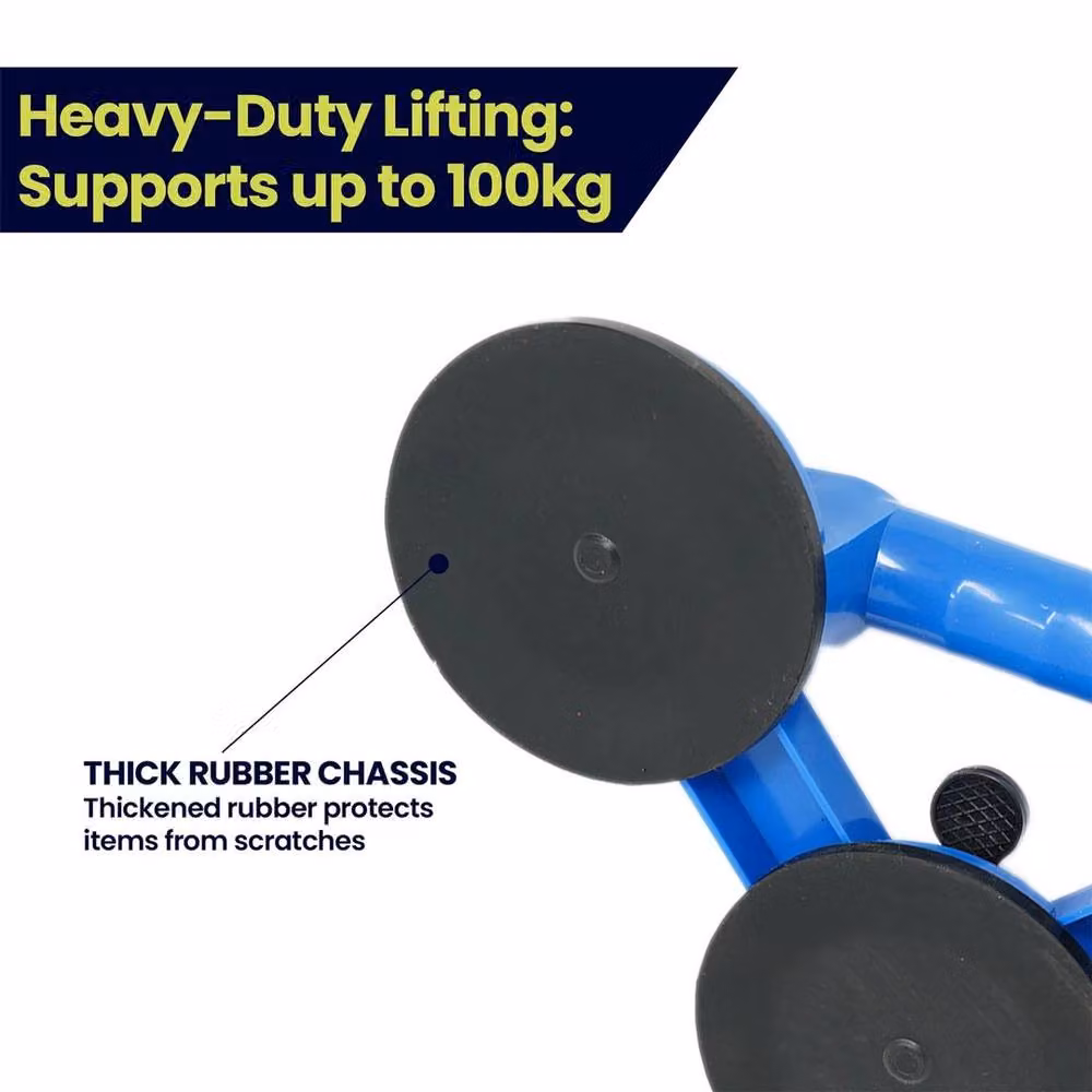 SPETLEK Triple Pad Lifter Suction Cup with 100kg Capacity in Blue – 4