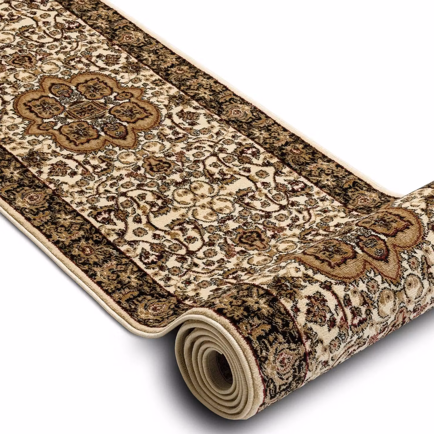 RugsX Heat-Set Royal Oriental Runner in Brown, W/D/H: 70 x 160 cm – 2