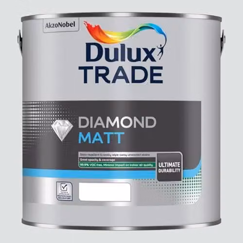 Dulux Trade Diamond Matt Cornflower White 2.5l