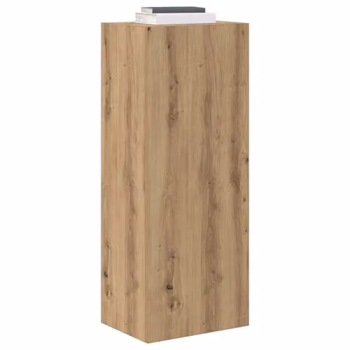 vidaXL Modern Wall-Mounted TV Cabinet in Oak Brown, W/D/H: 40.5 x 30 x 102 cm
