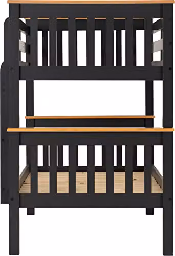 Seconique Neptune 3ft Single Bunk Bed Frame in Grey and Oak Effect – 5