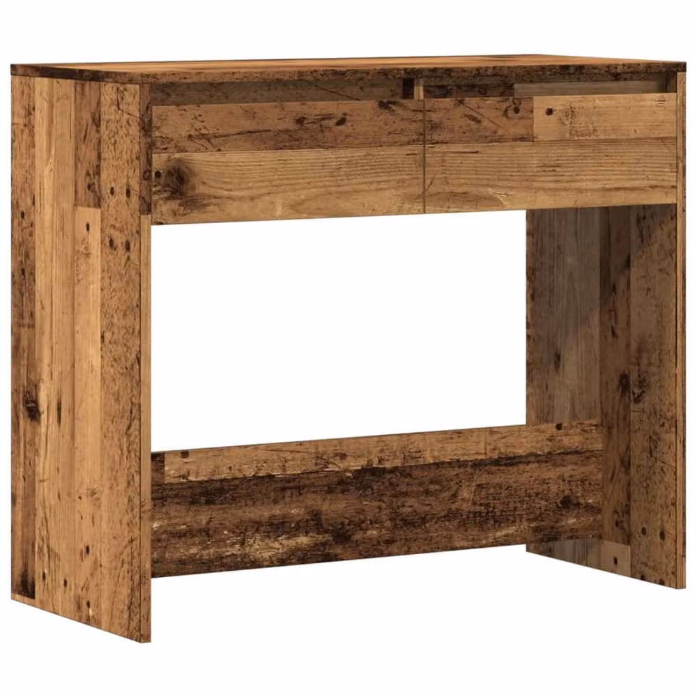 Berkfield Home Decorative Console Table in Brown Old Wood, W/D/H: 89 x 41 x 76.5 cm – 3
