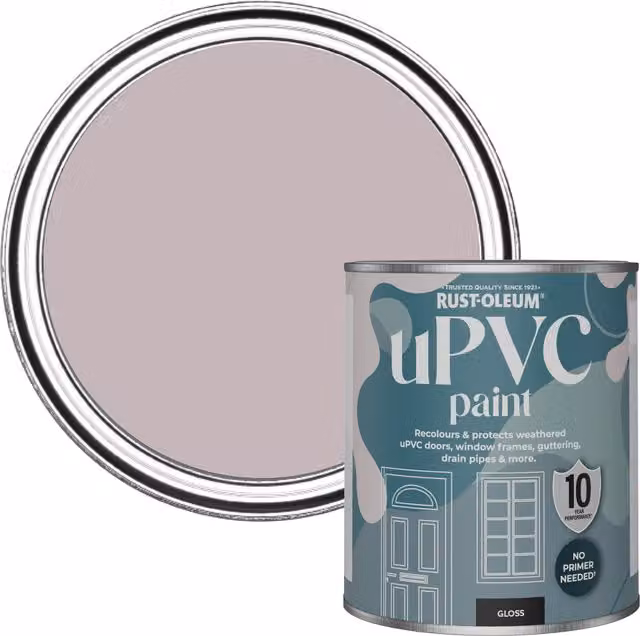 Rust-Oleum Gloss Finish UPVC Paint in Purple, 0.75 l