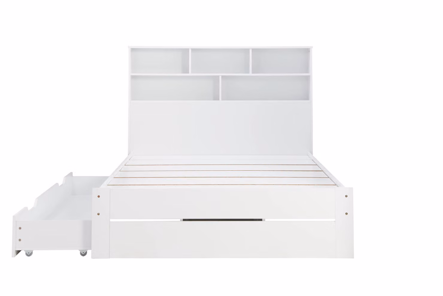 Birlea Alfie White Solid Wood Single Storage Bed Frame with Drawers W/D/H: 90 x 190 x 106 cm – 3
