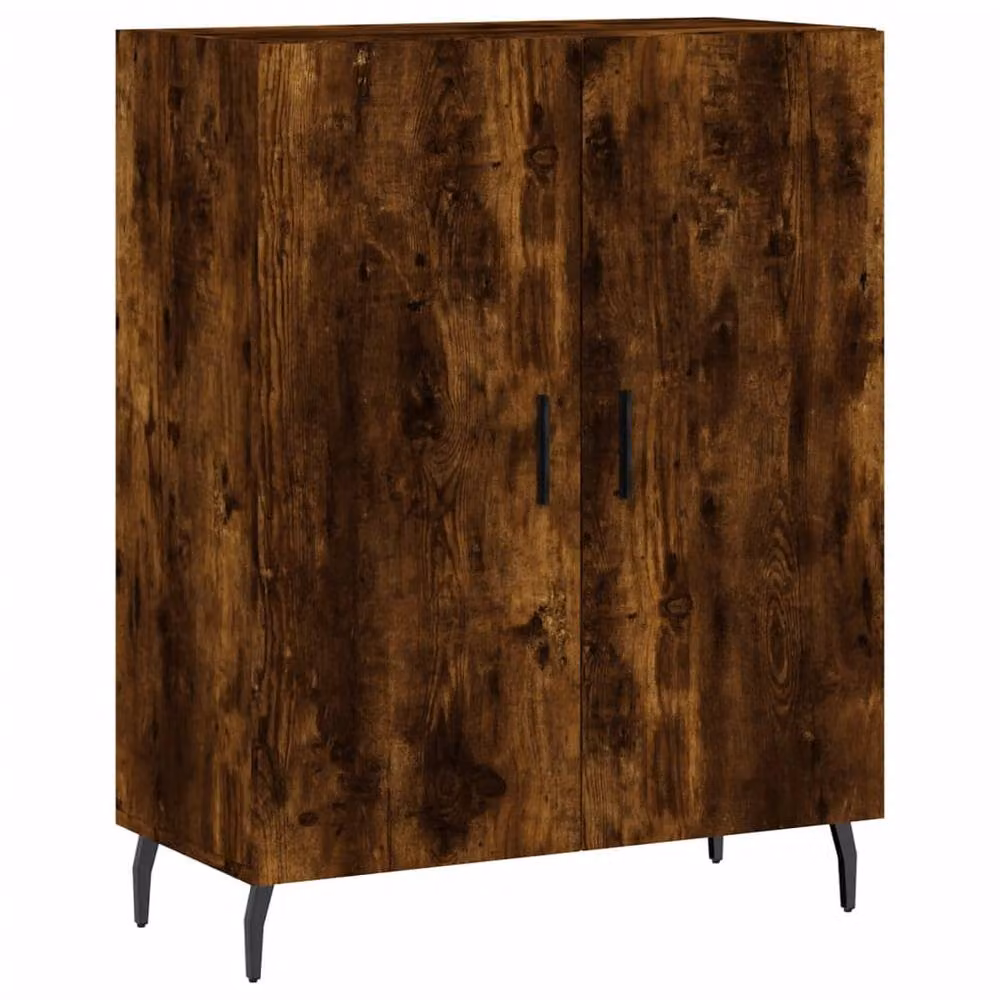 Berkfield Home Classic Sideboard in Smoked Oak Brown, W/D/H: 69.5 x 34 x 90 cm – 2