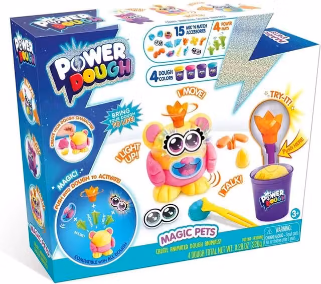 Canal Toys Power Dough Magic Pets Interactive Dough Box, Multicolour