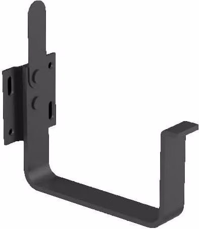 Galeco Square Steel Gutter Fascia Bracket, 125mm, Anthracite Grey