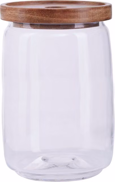 Orsina Airtight Glass Storage Jar with Lid, 1260ml, Clear – 1