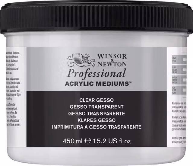 Winsor and Newton Professional Clear Acrylic Gesso