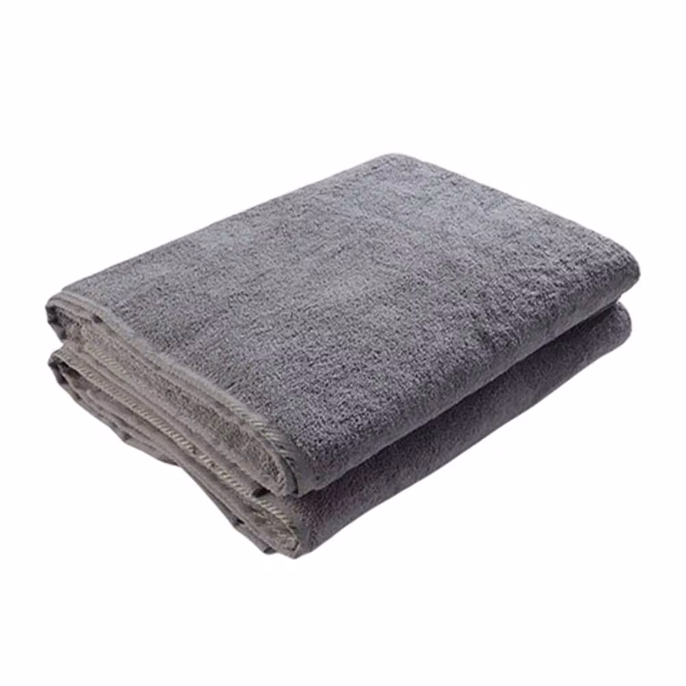 ARTG Grey Fluffy Cotton Terrycloth Bath Towel – 2