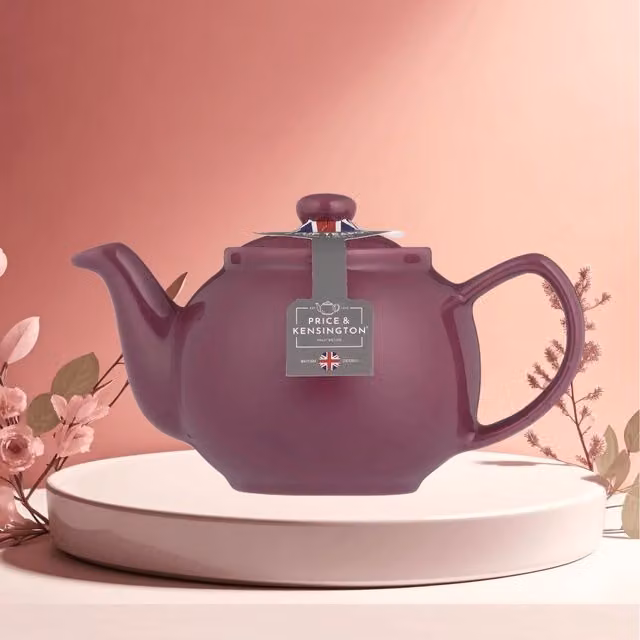 Price Kensington Magenta Stoneware 2 Cup Non Drip Teapot, 450ml