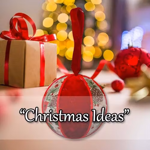 VFM e-Store Red Christmas Hanging Bauble Decoration, W/D/H: 18 x 18 x 10 cm – 5