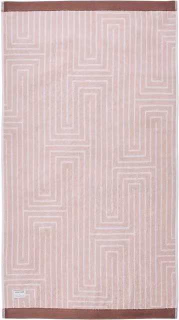 Murmur Pia Pink Cotton Terry Hand Towel