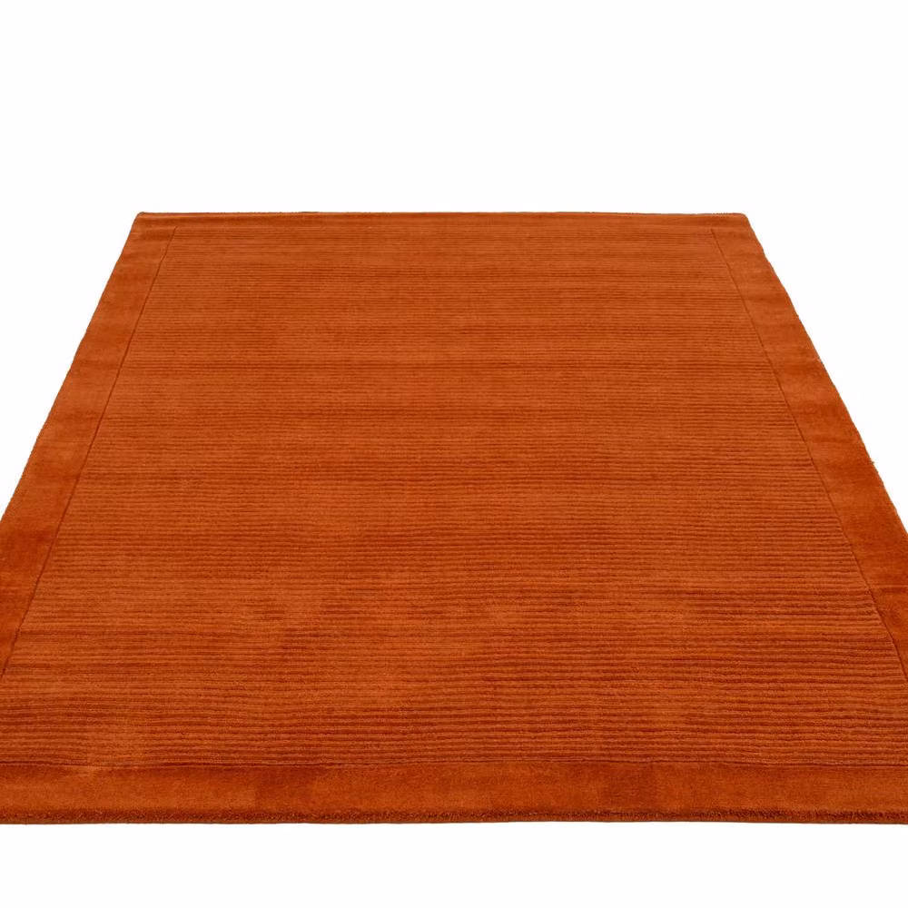Kukoon Natural Wool Plush Deep Pile Rectangular Area Rug in Beige, Grey, Green and Orange, W: 190 cm, D: 280 cm – 2