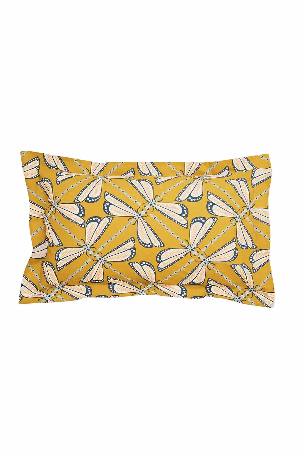 Scion Moon Flights Reversible Cotton Duvet Cover and Pillowcase Set in Yellow, Blue and Beige, W: 200 cm x D: 200 cm – 2
