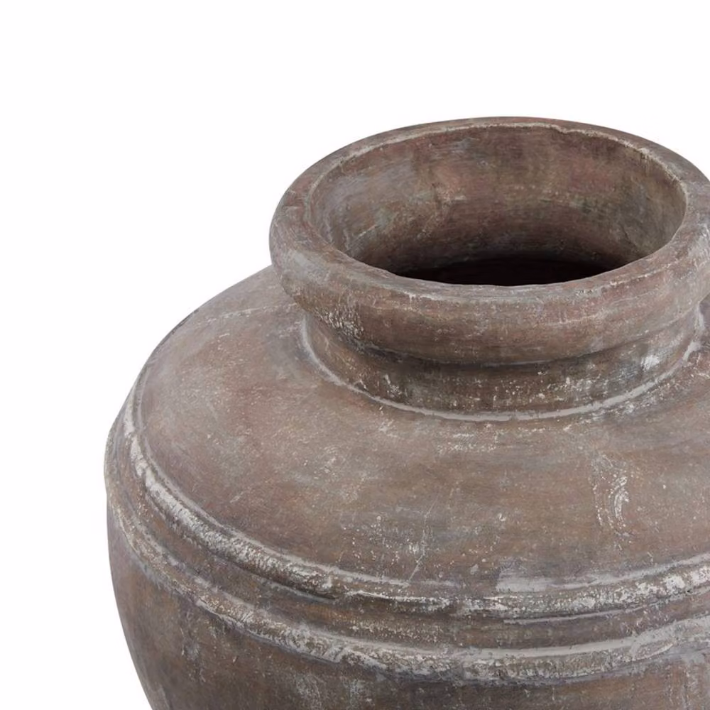 Lemon Pavilion Furniture and Decor Siena Large Ceramic Water Pot, Brown, W: 37 cm, D: 37 cm, H: 39 cm – 2