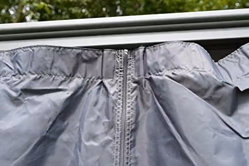 Palram Canopia Palermo 4300 Grey Polyester Gazebo Curtain Set – 3