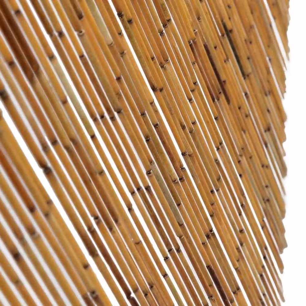 Berkfield Home Bamboo Insect Door Curtain in Brown, W/H: 90 x 220 cm – 3