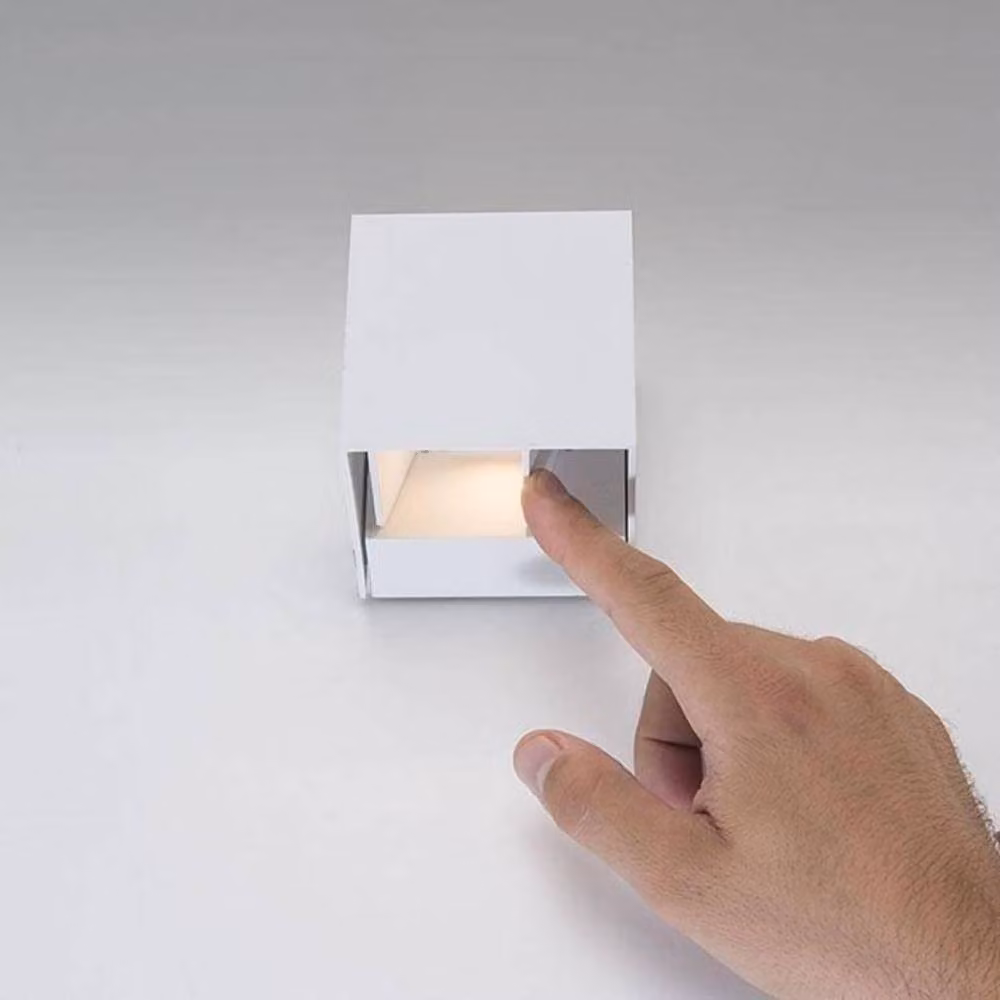 Netlighting Forlight Rex LED Outdoor Wall Light, White, IP54, Up and Down Lighting – 4