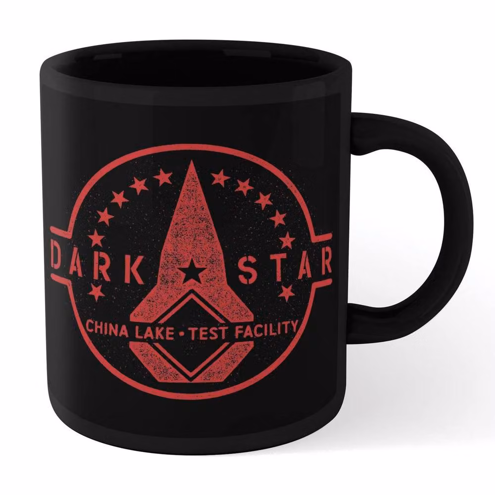Top Gun Dark Star Ceramic Mug in Black, 300ml – 2