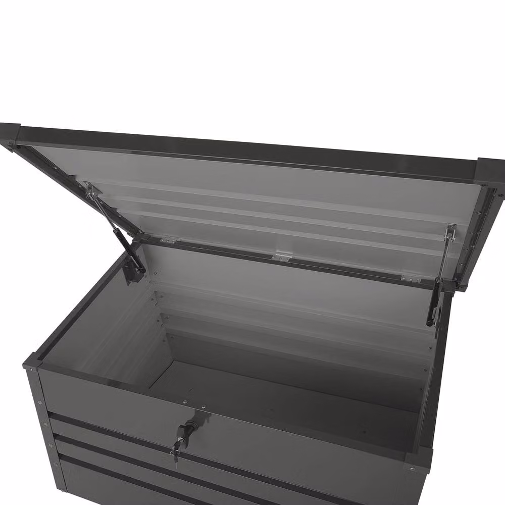 Wyld and Coco 300L Grey Galvanised Steel Outdoor Storage Box – 5