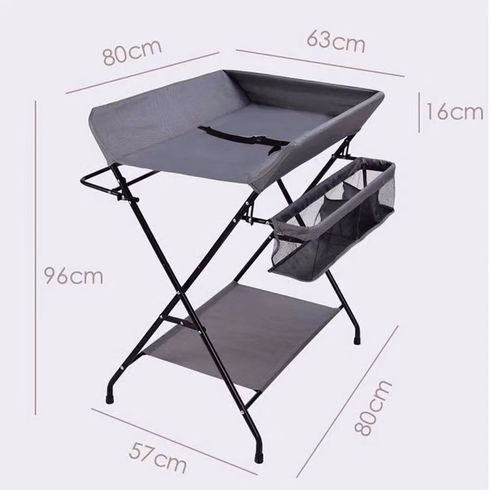 FORGEVIO Folding Nursery Changing Station in Grey – 2