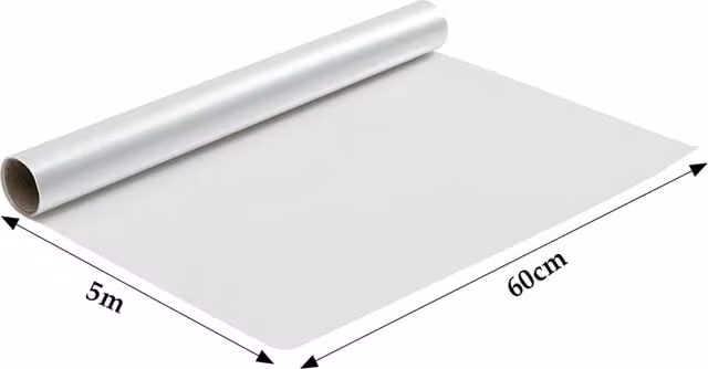 Livingandhome Clear Static Cling Wall Protector Film, Width: 60 cm, Length: 10 m