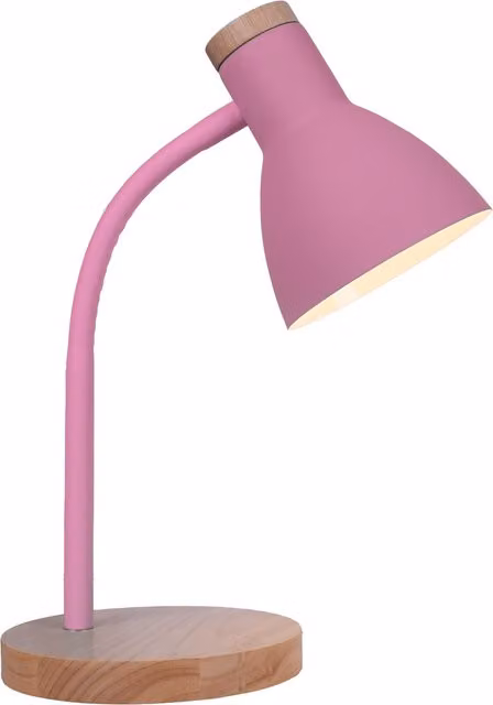 BELAIR Classic Purple Wood Table Lamp