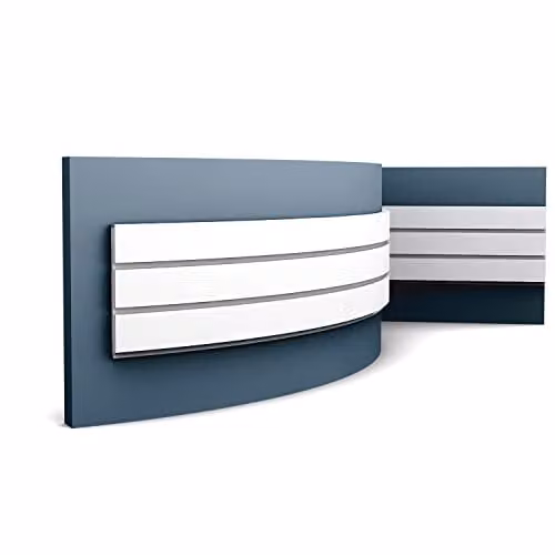 Orac Decor W116F BAR XL Modern 3D Wall Panel, White, 2 m – 1