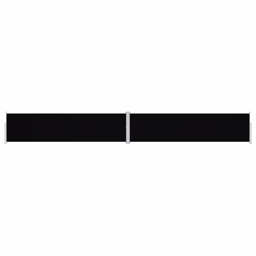 Berkfield Home Retractable Roller Side Awning in Black, W/H: 1200 x 160 cm – 2