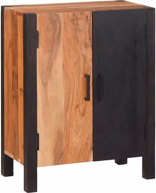Berkfield Home Modern Brown Solid Acacia Wood Buffet and Sideboard, W/D/H: 55 x 30 x 75 cm – 1