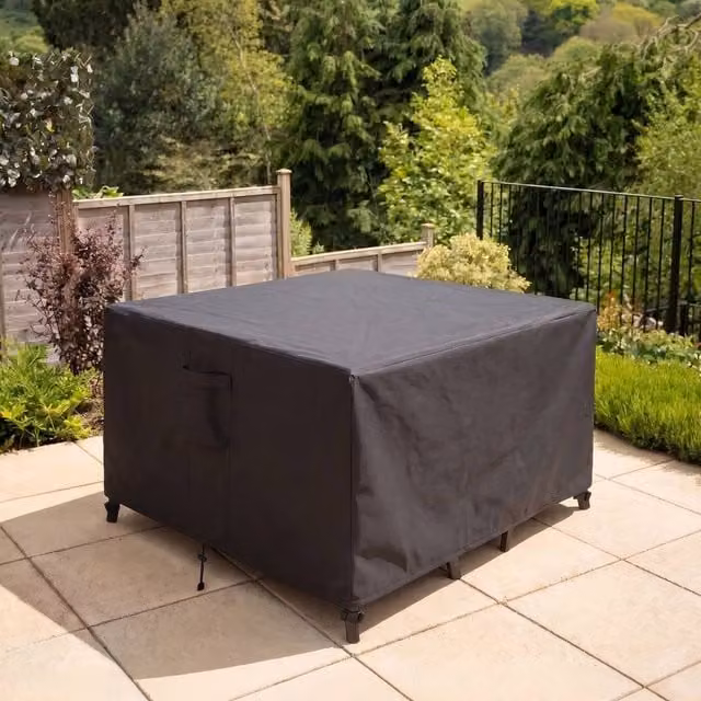 Primrose Waterproof and UV Protection Furniture Cover in Black, W/D/H: 220 x 300 x 95 cm – 1