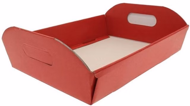Kingsbury Gifts Small Red Cardboard Hamper Gift Box