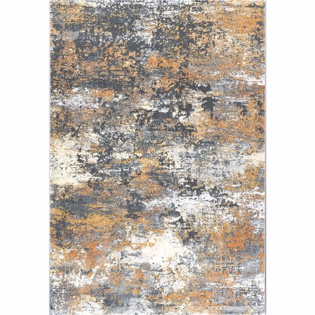 The Rug Shop UK Charcoal Modern Abstract Easy To Clean Area Rug, W: 160 cm, L: 230 cm – 3